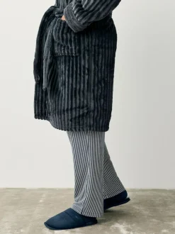 Next Mule Slippers Navy Outlet