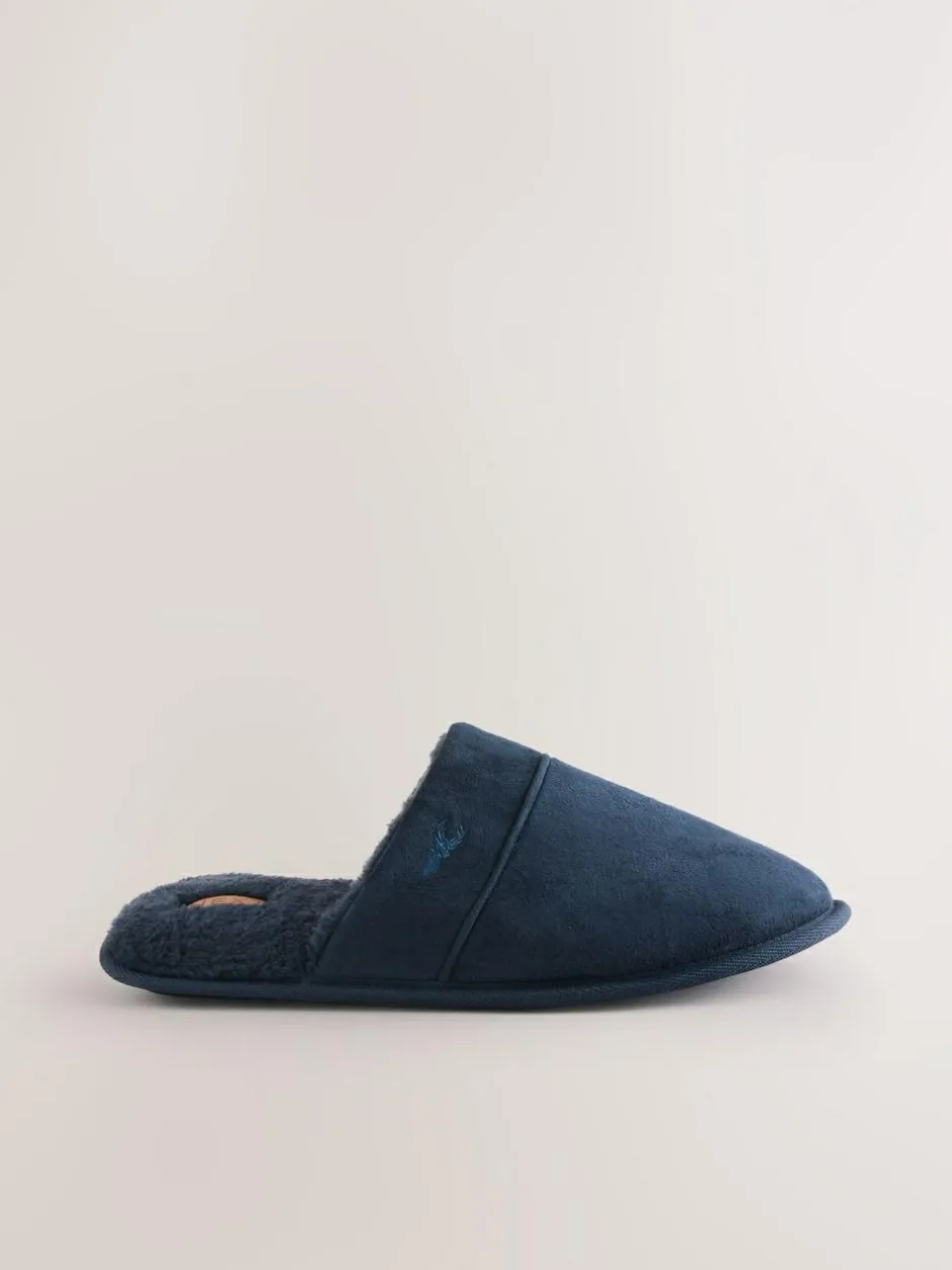 Next Mule Slippers Navy Outlet