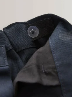 Next Plus Waist School Formal Trousers (3-17yrs) Navy