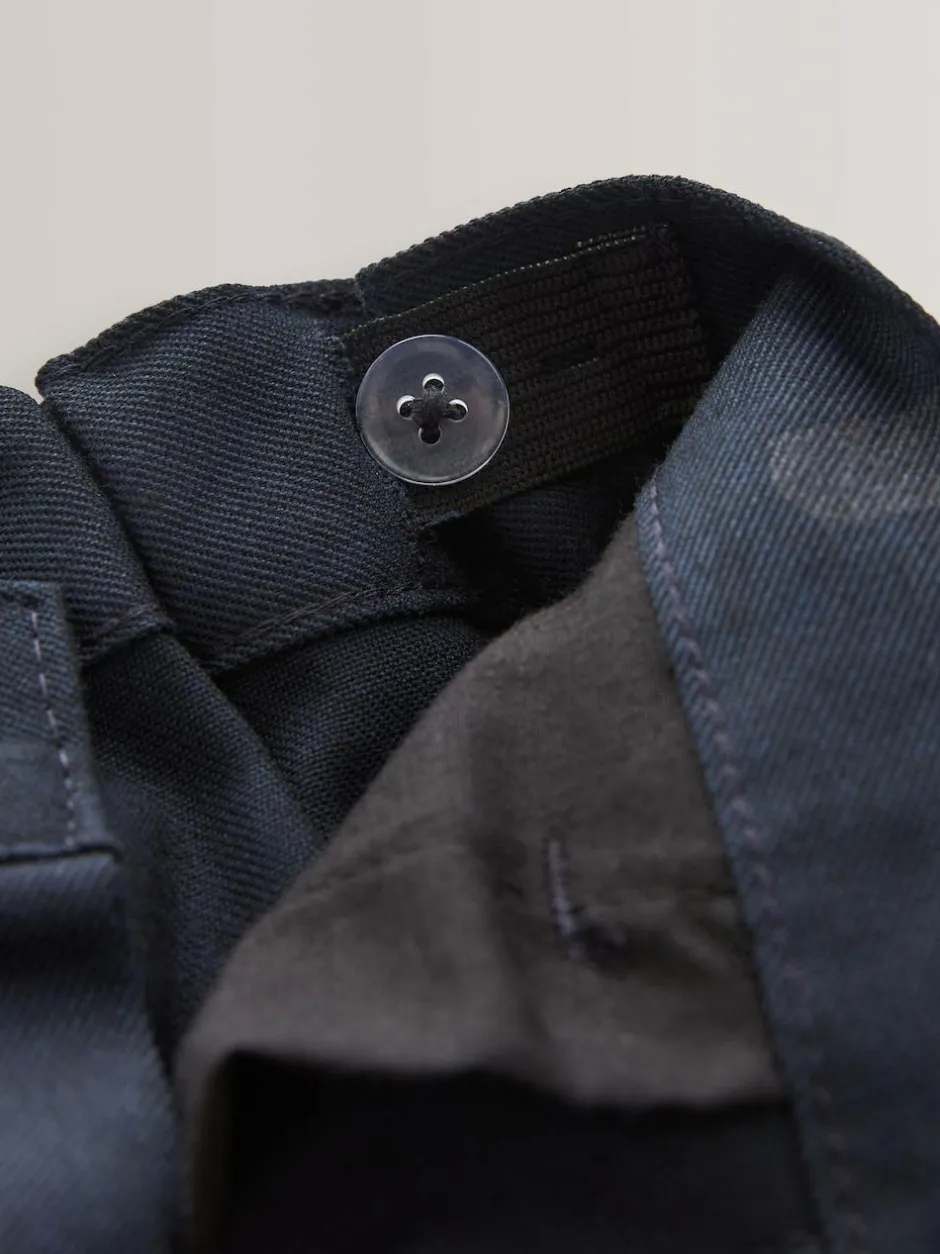Next Plus Waist School Formal Trousers (3-17yrs) Navy