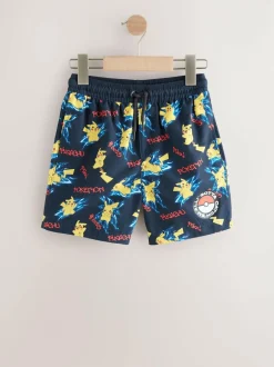 Next Navy Pokemon Swim Shorts (3-16yrs)
