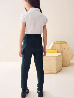 Next Pull-On Cotton Rich Stretch School Trousers (3-16yrs) Navy Outlet