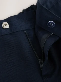 Next Regular Length Standard Waist School Trousers (3-17yrs) Navy New