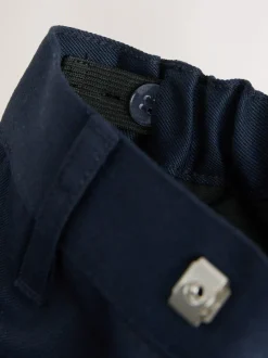 Next Regular Length Standard Waist School Trousers (3-17yrs) Navy New