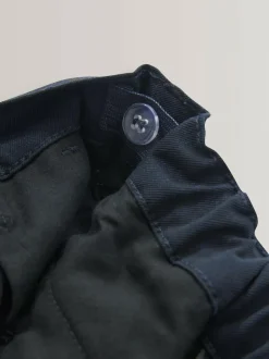 Next Regular Waist School Pleat Front Trousers (3-17yrs) Navy Clearance