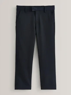 Next Regular Waist School Formal Trousers (3-17yrs) Navy Discount