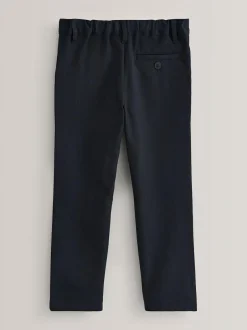 Next Regular Waist School Formal Trousers (3-17yrs) Navy Discount