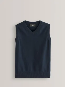 Next School Tank Top (3-16yrs) Navy Outlet