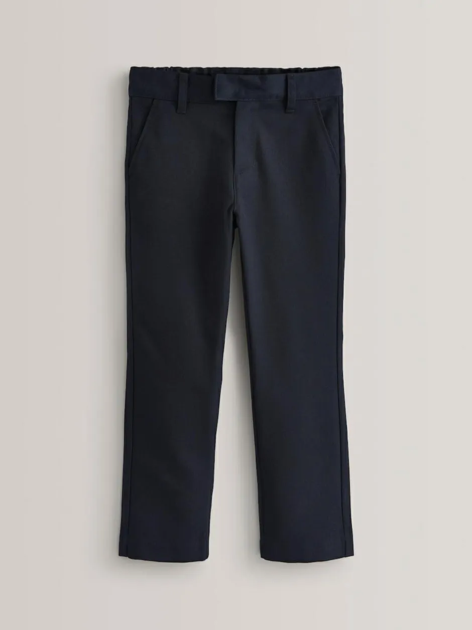 Next Slim Waist School Formal Trousers (3-17yrs) Navy New