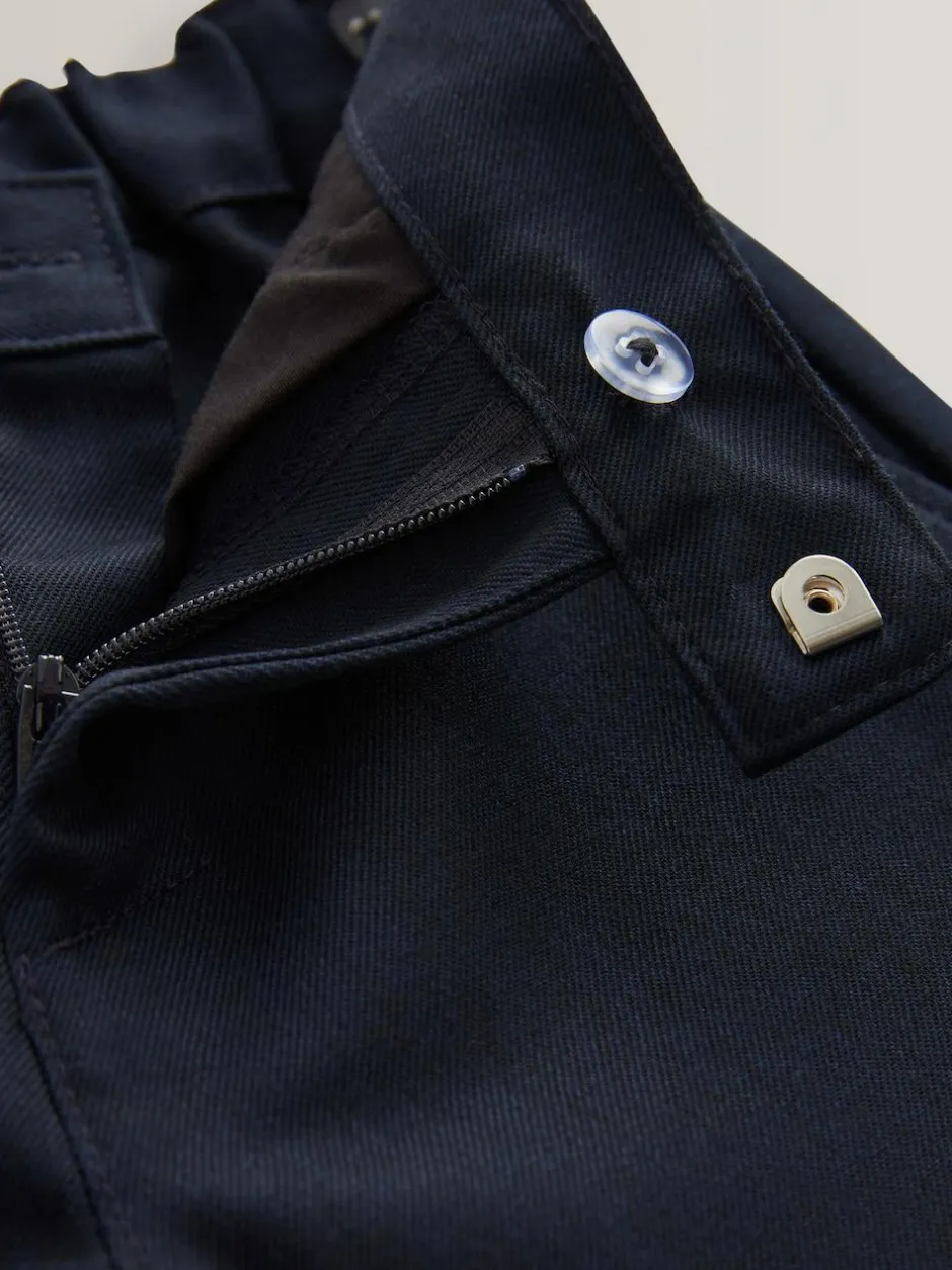 Next Slim Waist School Formal Trousers (3-17yrs) Navy New