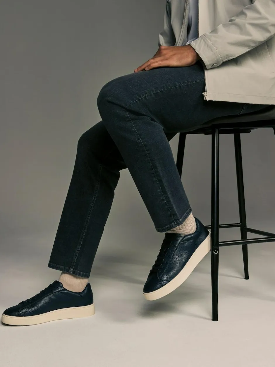 Next Smart Casual Longline Trainers Navy New