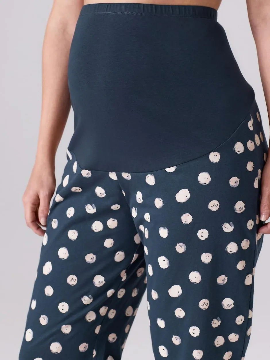 Next Navy Spot Maternity Long Sleeve Pyjamas Best