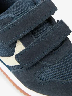 Next Navy Standard Fit (F) Double Strap Trainers Discount