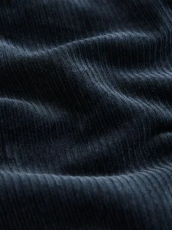 Next Straight Fit Belted Corduroy Trousers Navy Best