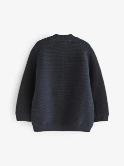 Next Navy Zip Through Cardigan (3mths-7yrs) Clearance