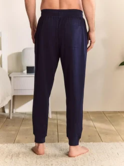 Next Cuffed Loopback Soft Touch Cuffed Joggers NavyBlue New