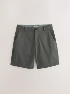Next Loose Fit Stretch Chino Shorts 2 Pack Navy/Charcoal Outlet