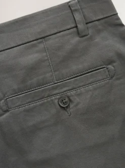 Next Loose Fit Stretch Chino Shorts 2 Pack Navy/Charcoal Outlet