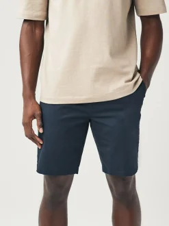 Next Slim Fit Stretch Chino Shorts 2 Pack Navy/Charcoal Online