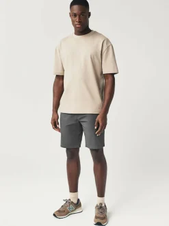 Next Slim Fit Stretch Chino Shorts 2 Pack Navy/Charcoal Online