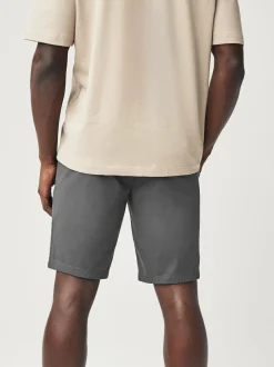 Next Slim Fit Stretch Chino Shorts 2 Pack Navy/Charcoal Online