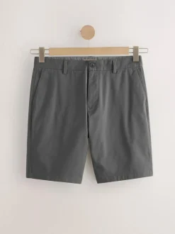 Next Slim Fit Stretch Chino Shorts 2 Pack Navy/Charcoal Online