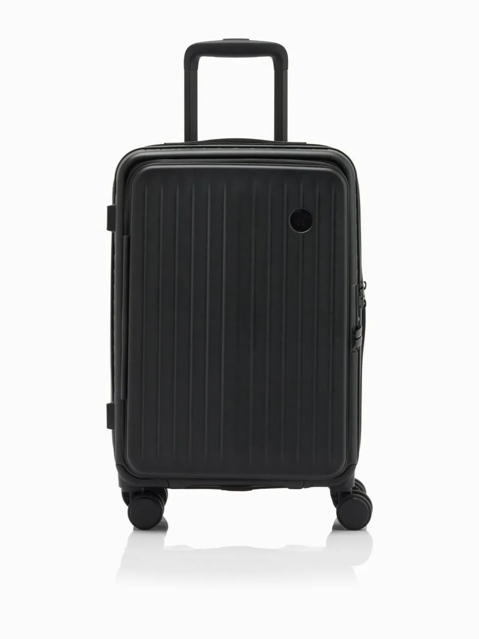 Nere Venture DUAL OPEN 55CM Suitcase Black Best