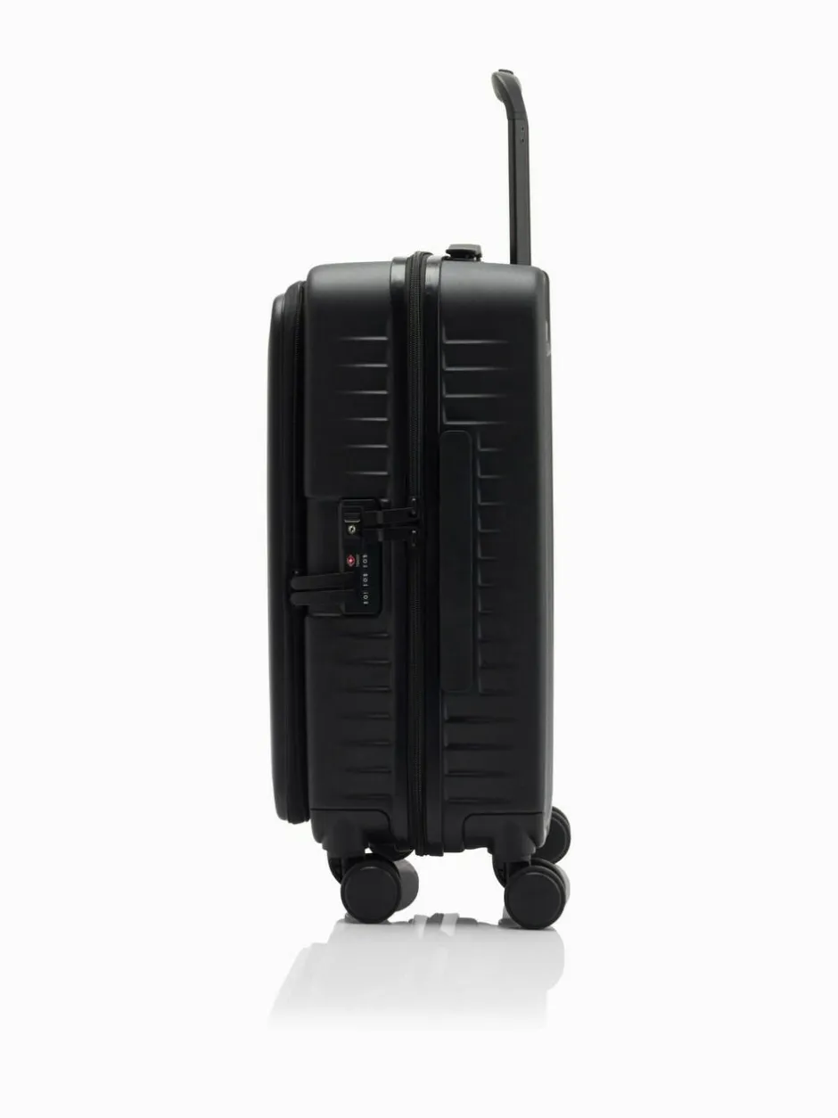 Nere Venture DUAL OPEN 55CM Suitcase Black Best