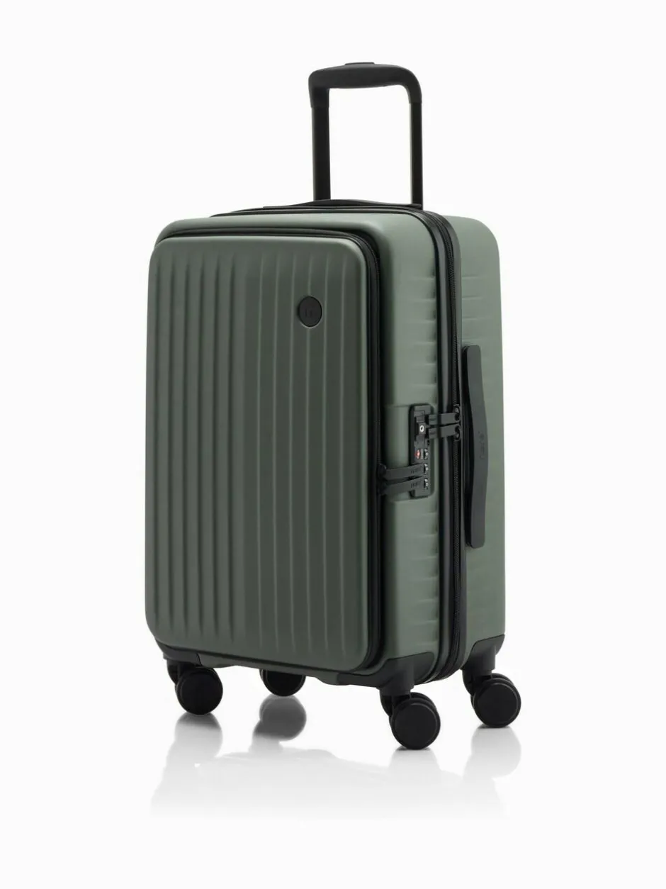 Nere Venture DUAL OPEN 55CM Suitcase Green Best