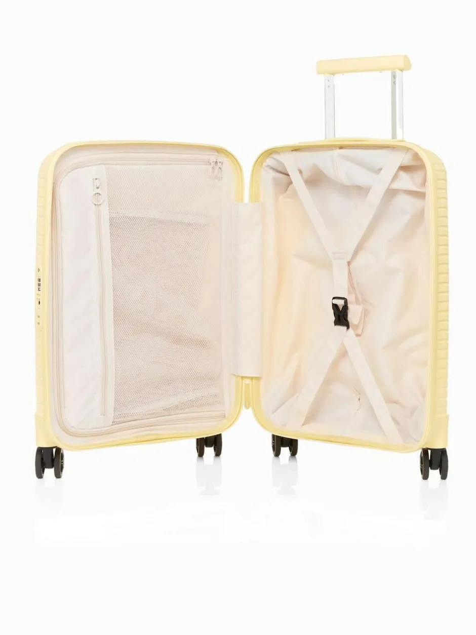 Nere BONDI 56CM Expandable Suitcase Yellow
