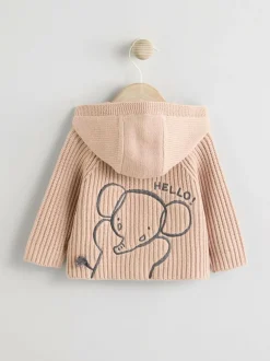 Next Neutral 100% Cotton Cardigan (0mths-2yrs)
