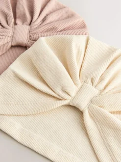 Next 2 Pack Baby Turbans (0-18mths) Neutral