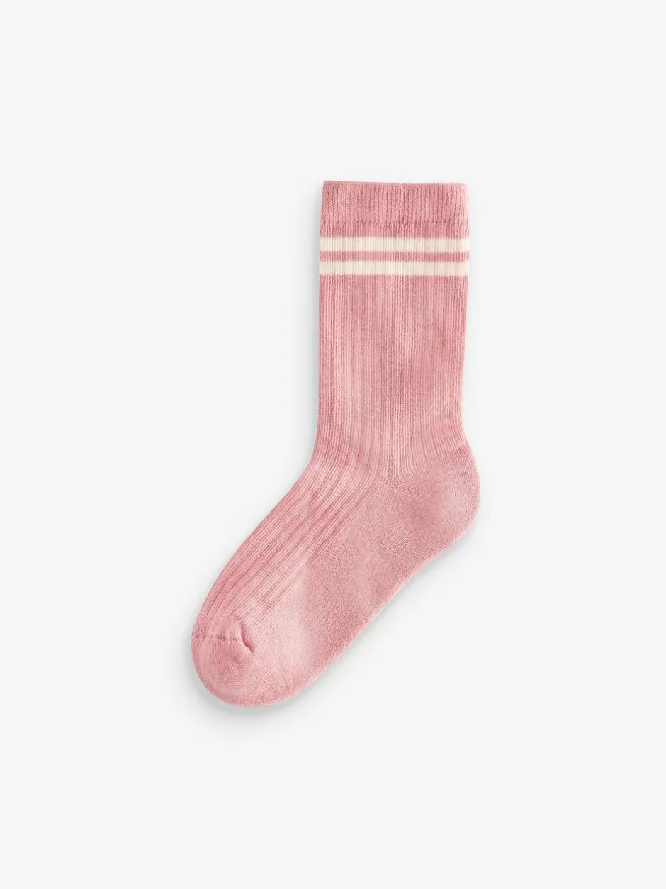 Next Neutral 3 Pack Cotton Rich Cushioned Sole Ankle Socks New