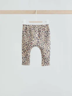 Next Neutral Animal Baby Denim Jacket, Top and Leggings Set 3 Piece (0mths-2yrs) New