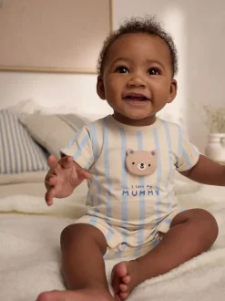 Next Baby Jersey Romper Neutral Hot