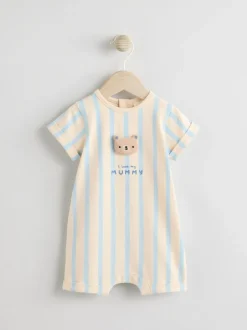 Next Baby Jersey Romper Neutral Hot