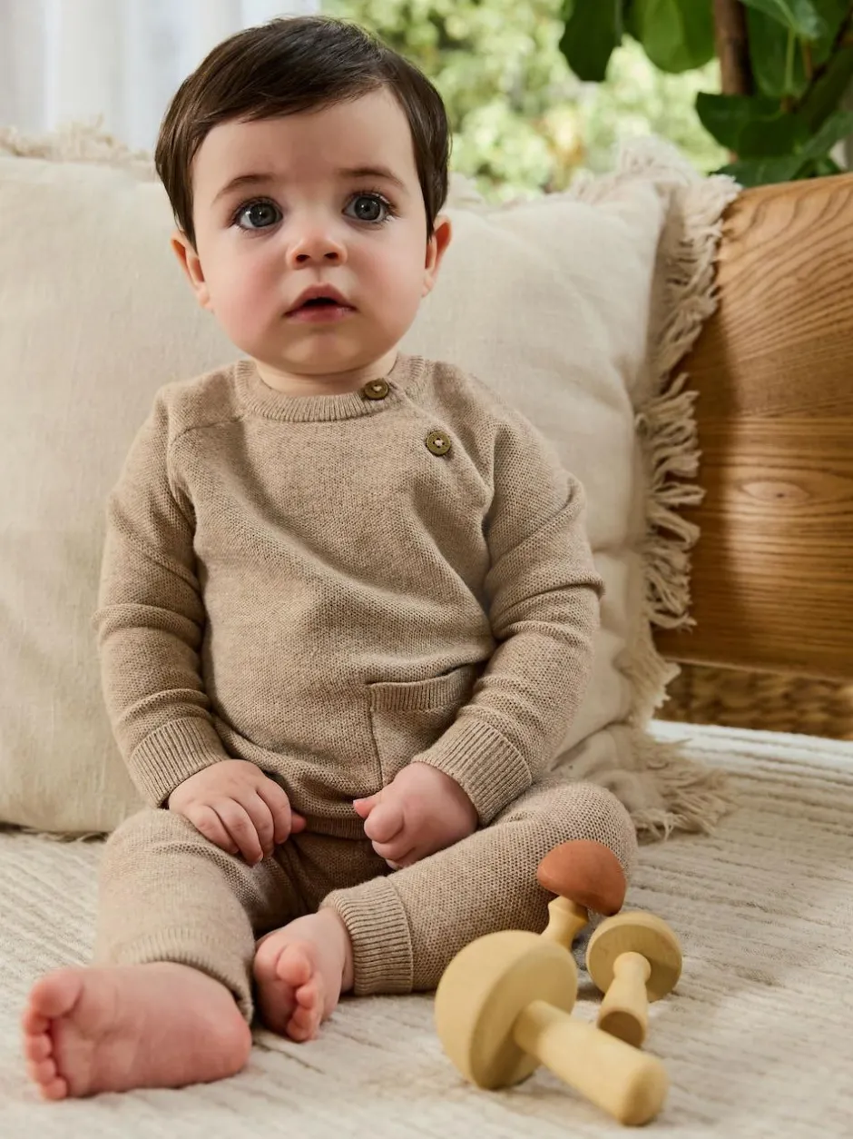 Next Baby Knitted Jumper and Leggings Set (0mths-2yrs) Neutral