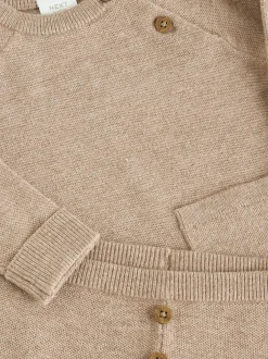 Next Baby Knitted Jumper and Leggings Set (0mths-2yrs) Neutral