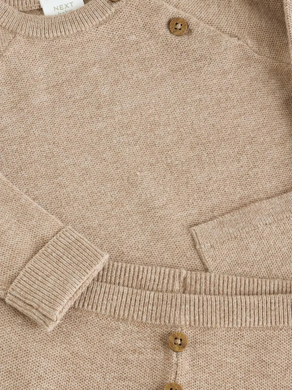 Next Baby Knitted Jumper and Leggings Set (0mths-2yrs) Neutral