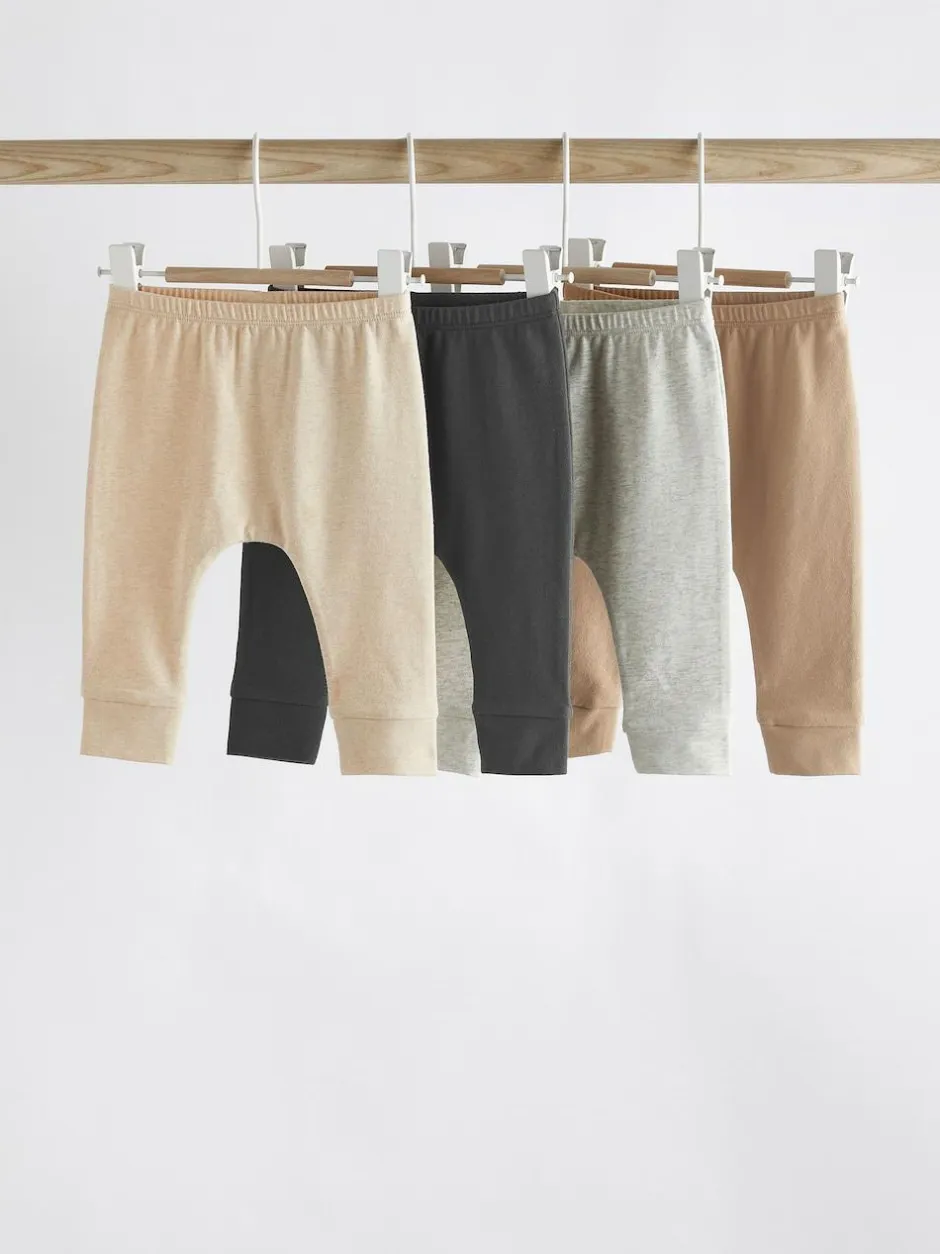 Next Neutral Baby Leggings 4 Pack (0mths-2yrs)