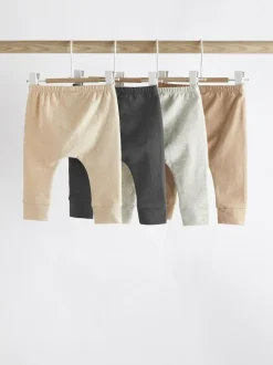 Next Neutral Baby Leggings 4 Pack (0mths-2yrs)