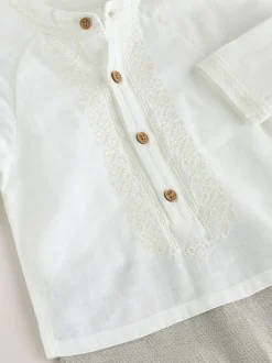 Next Baby Occasion Romper (0mths-2yrs) Neutral New