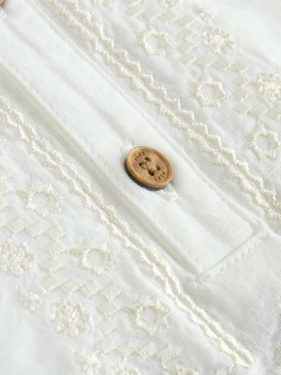 Next Baby Occasion Romper (0mths-2yrs) Neutral New