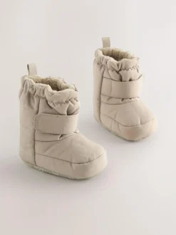 Next Baby Touch Fastening Snow Boots (0-2mths) Neutral Hot