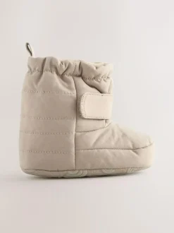 Next Baby Touch Fastening Snow Boots (0-2mths) Neutral Hot