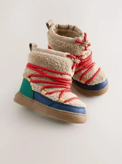 Next Neutral Borg Bungee Pull On Boots Clearance