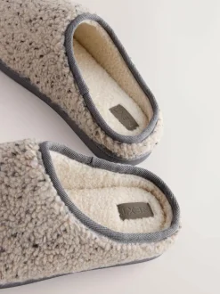 Next Borg Mule Slippers Neutral Clearance