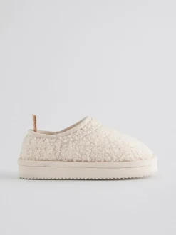 Next Shoot Slippers Neutral Borg Clearance