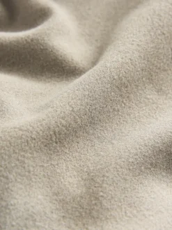 Next Brushed Collared Jacket Neutral Hot