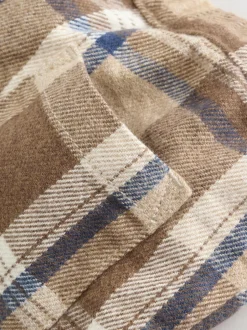 Next Baby Sweatshirt and Trousers Set (0mths-2yrs) Neutral Check Outlet